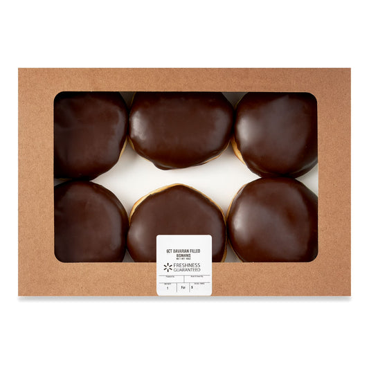 Freshness Guaranteed Bavarian Filled Bismark's Donuts, 16 oz, 6 Count
