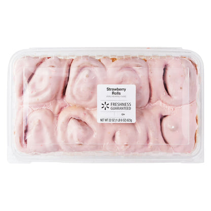 Freshness Guaranteed Strawberry Rolls, 22 oz, 8 Count