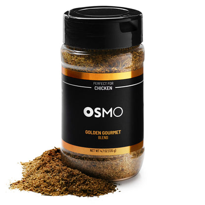 Osmo Golden Gourmet Blend for Chicken, Chef-Crafted Michelin-Star Quality Seasoning, 4.7 oz Powder