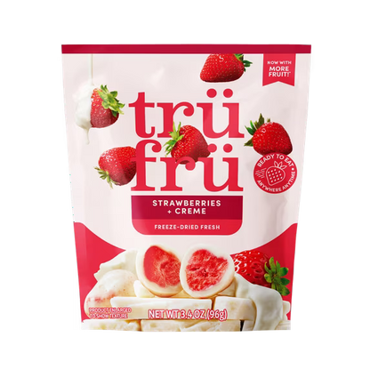Tru Fru Freeze Dried Strawberries & Crème, 3.4 oz