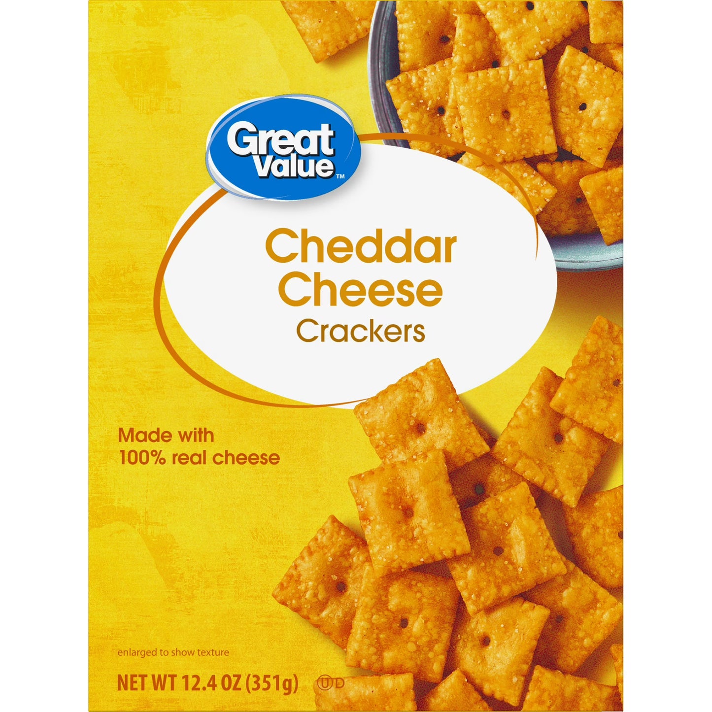 (6 pack) Great Value Cheese Crackers, 12.4 oz