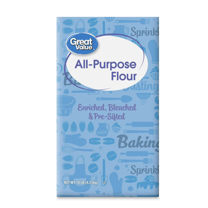 Great Value All-Purpose Flour, 10 lb Bag