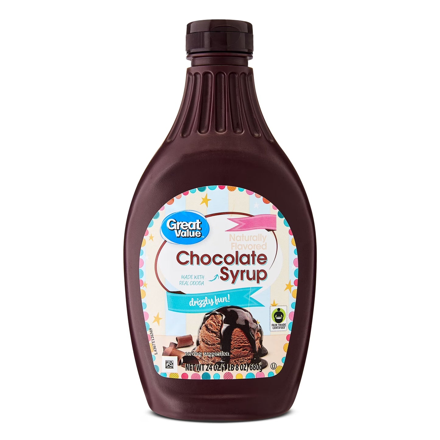 Great Value Chocolate Syrup, 24 oz
