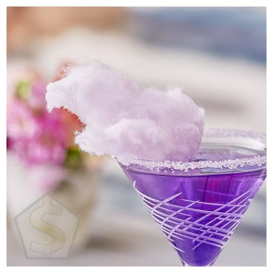 Great Western 1/2 Gallon Carton Purple Grape Cotton Candy Floss Sugar - 6/Case