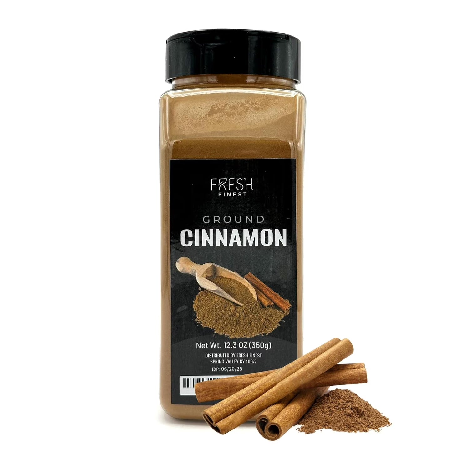 Ground Cinnamon - 12.3oz (350G) - Quality, Aromatic Spice for Culinary & Health Benefits, Securely Packaged