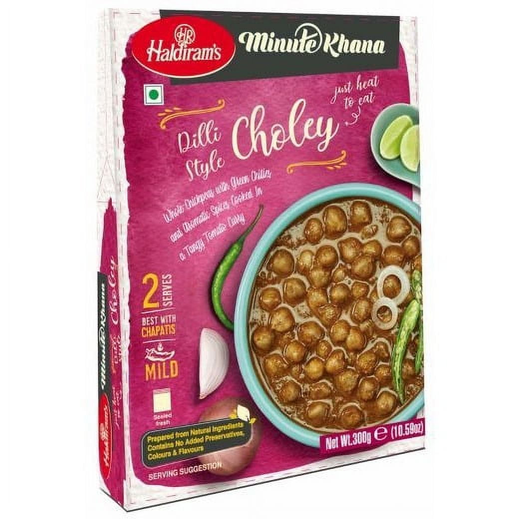Haldiram's Ready To Eat Dilli Style Choley - 300 Gm (10.59 Oz)