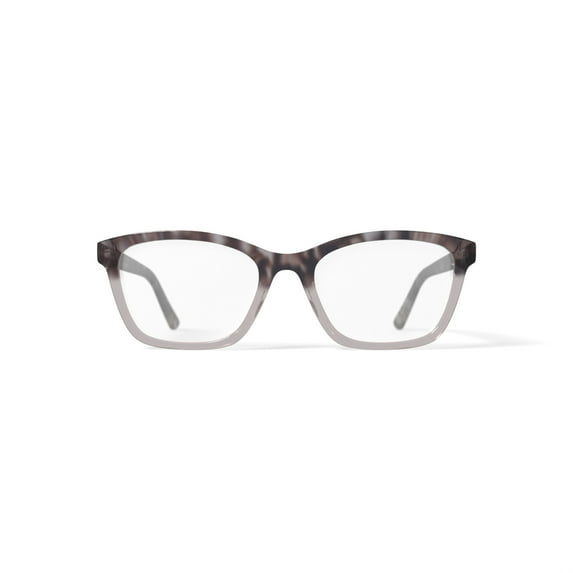 Hard Candy Women's HC207 Cat Eye Prescription Eyeglasses with Case, Brown Tortoise Gradient