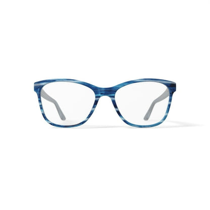 Hard Candy Women's HC277 Cat Eye Prescription Eyeglasses with Case, Crystal Blue