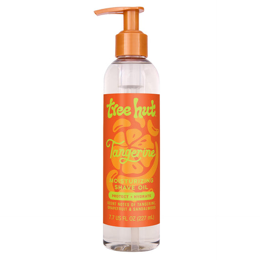 Tree Hut Tangerine Bath & Shave Bundle with Foaming Gel Body Wash, Pre-Shave Exfoliating Polish & Hydrating Shave Oil; Shea Butter Formula for Soft, Smooth, Nourished Skin
