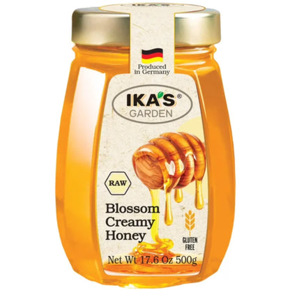 Ika's Garden Raw Blossom Creamy Honey - 17.6 Oz. / 500g