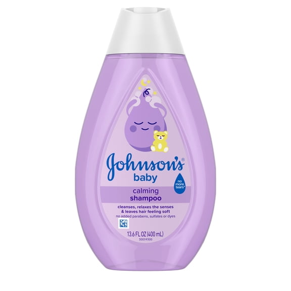 (2 pack) Johnson's Baby Calming Shampoo with NaturalCalm Aromas, 13.6 fl. oz
