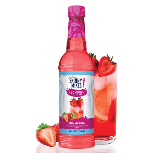 Jordan's Skinny Mixes Sugar Free Strawberry Syrup, 25.4 Fl Oz