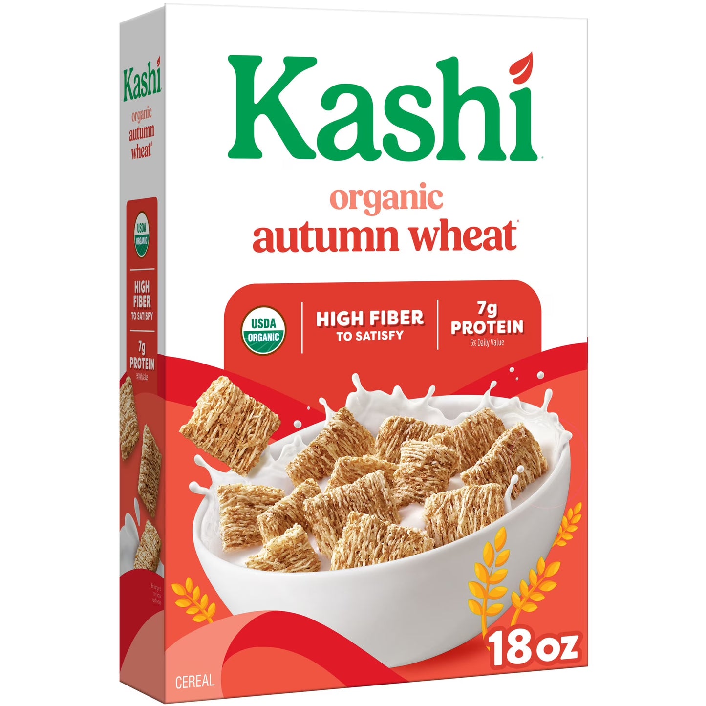 Kashi Autumn Wheat Breakfast Cereal Box, 18 oz