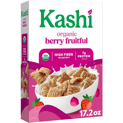 Kashi Berry Fruitful Breakfast Cereal Box, 17.2 oz