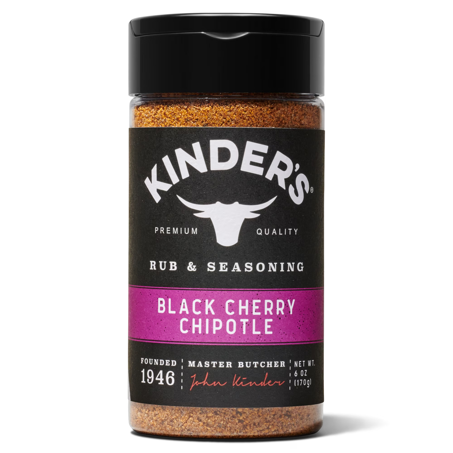 Kinder's Black Cherry Chipotle Seasoning for Grilling, 6 oz