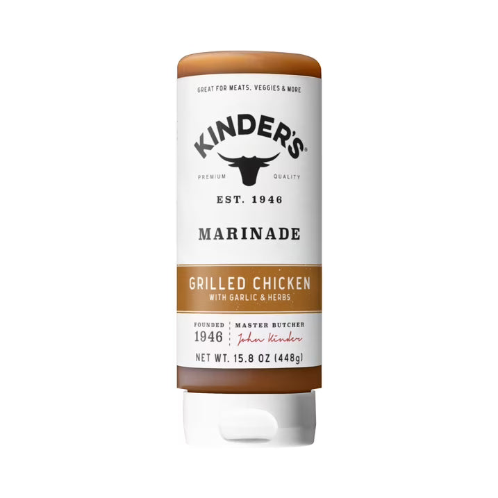 Kinder's Grilled Chicken Marinade for Chicken and Vegetables, 15.8 oz Bottle