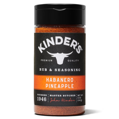 Kinder's Habanero Pineapple Barbecue Rub and Seasoning, 5 oz
