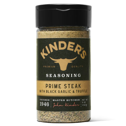 Kinder's Prime Steak with Black Garlic and Truffle Rub and Seasoning, 5 oz