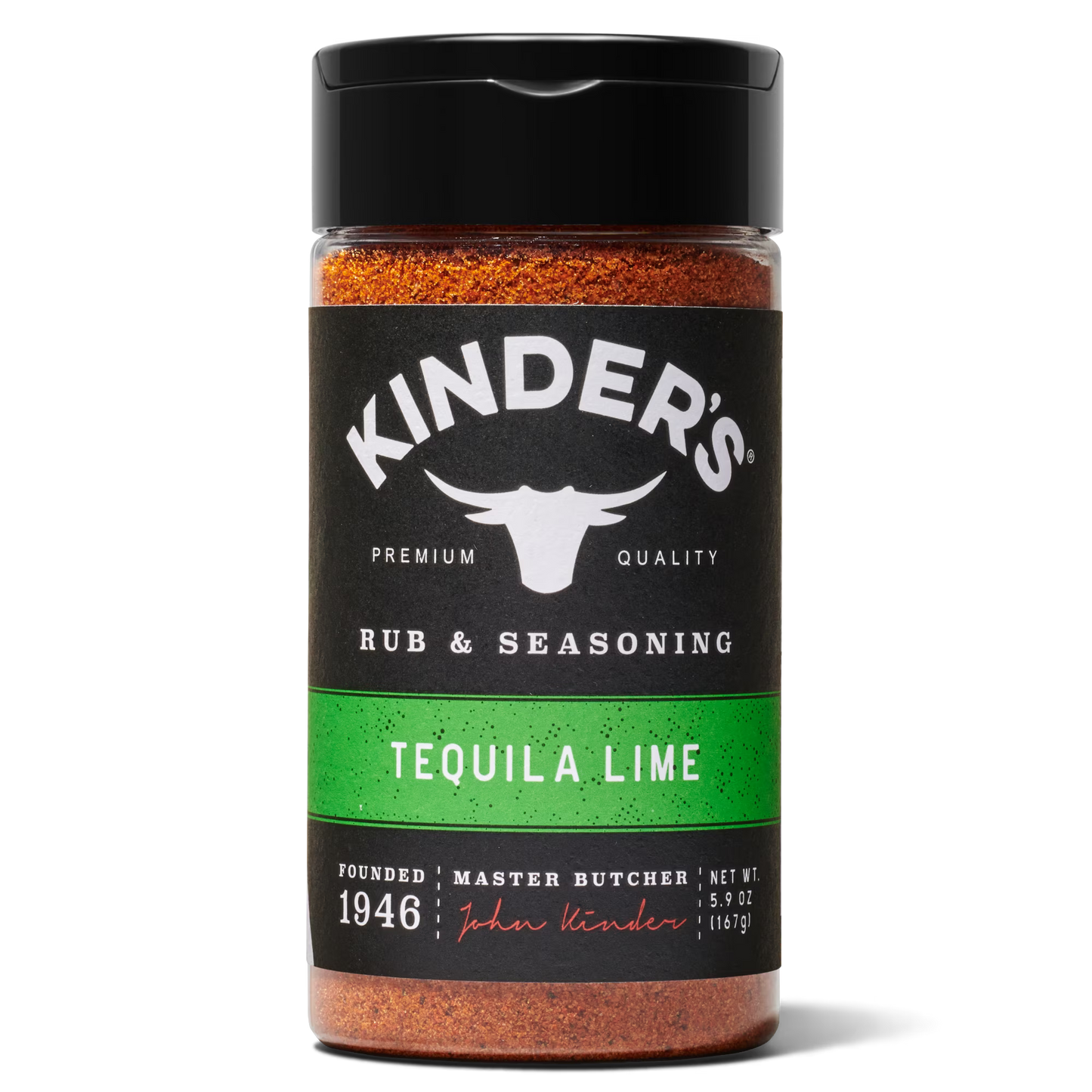 Kinder's Tequila Lime Seasoning for Grilling, 5.9 oz