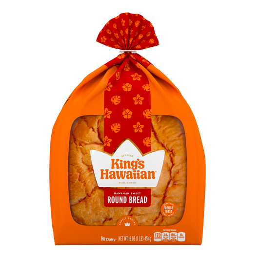 KING'S HAWAIIAN Round Hawaiian Sweet Bread, 16 oz