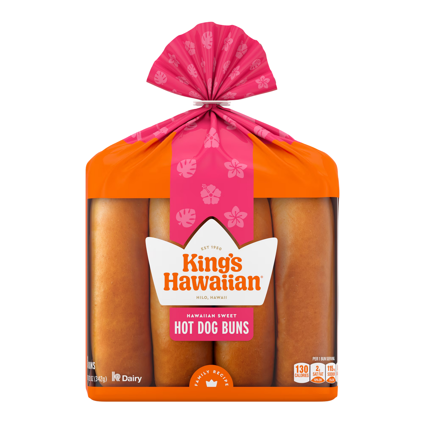 King's Hawaiian Sweet Hot Dog Buns