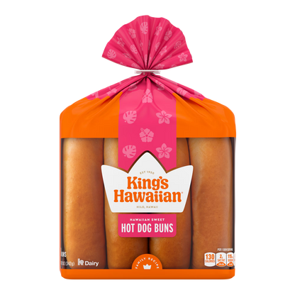 King's Hawaiian Sweet Hot Dog Buns