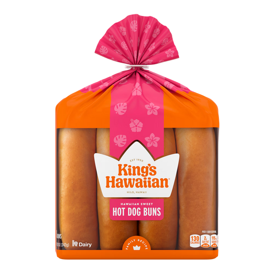 King's Hawaiian Sweet Hot Dog Buns