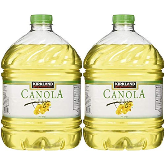 Kirkland Signature 100% Pure Canola Oil - 3 qt - 2 ct - SET OF 3