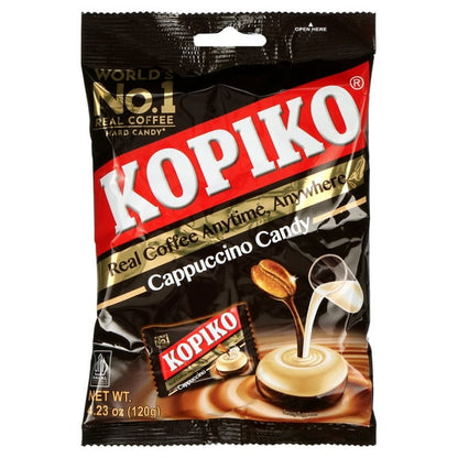 (8 pack) Kopiko Candy Cappuccino, 4.23 Oz