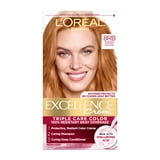 L'Oreal Paris Excellence Creme Permanent Hair Color, 8RB Medium Reddish Blonde, Triple Care Color Kit