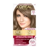 L'Oreal Paris Excellence Creme Permanent Triple Care Hair Color, Light Ash Brown, 1 Kit