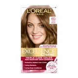 L'Oreal Paris Excellence Creme Permanent Hair Color, Light Golden Brown, 1 Kit