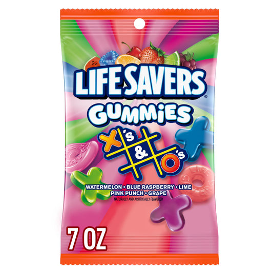 Life Savers Gummies X's & O's Gummy Candy - 7 oz Bag