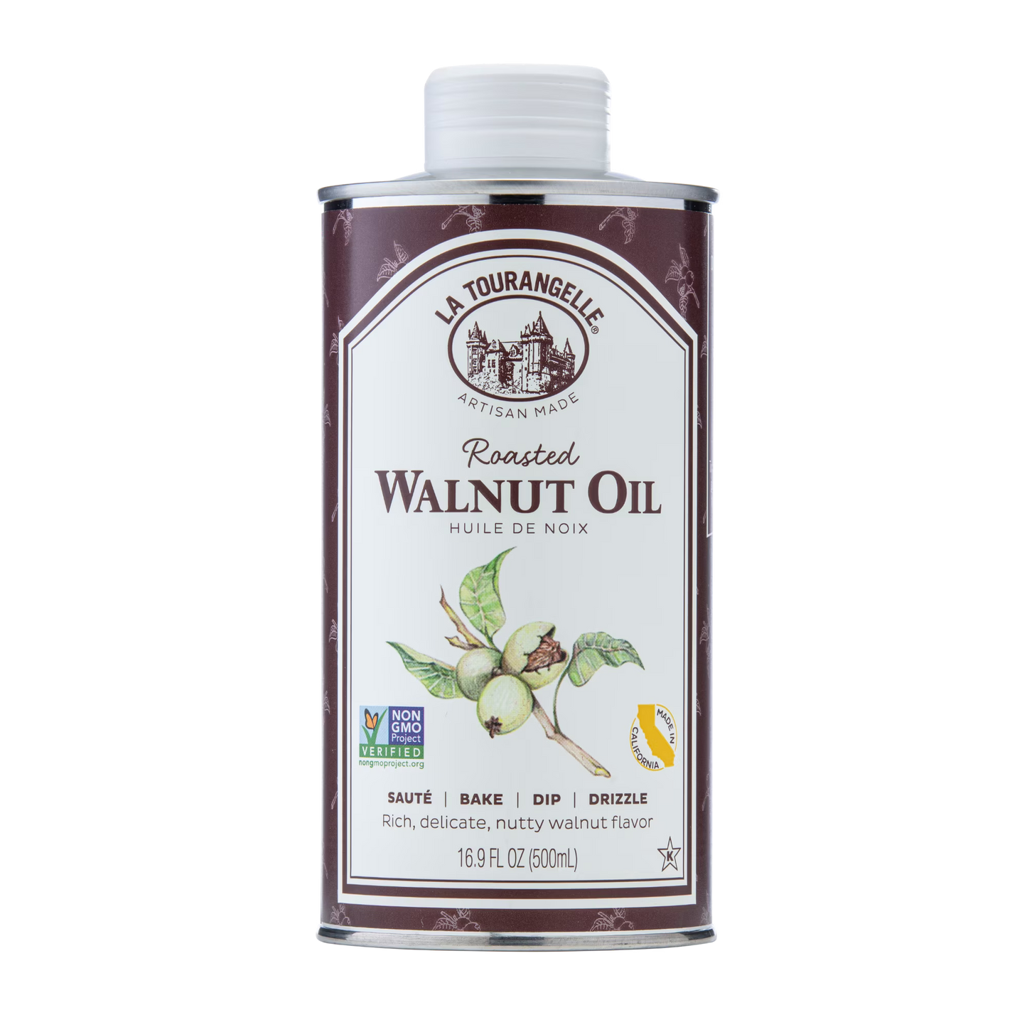 La Tourangelle, Roasted Walnut Oil, 16.9 fl oz (500 ml)