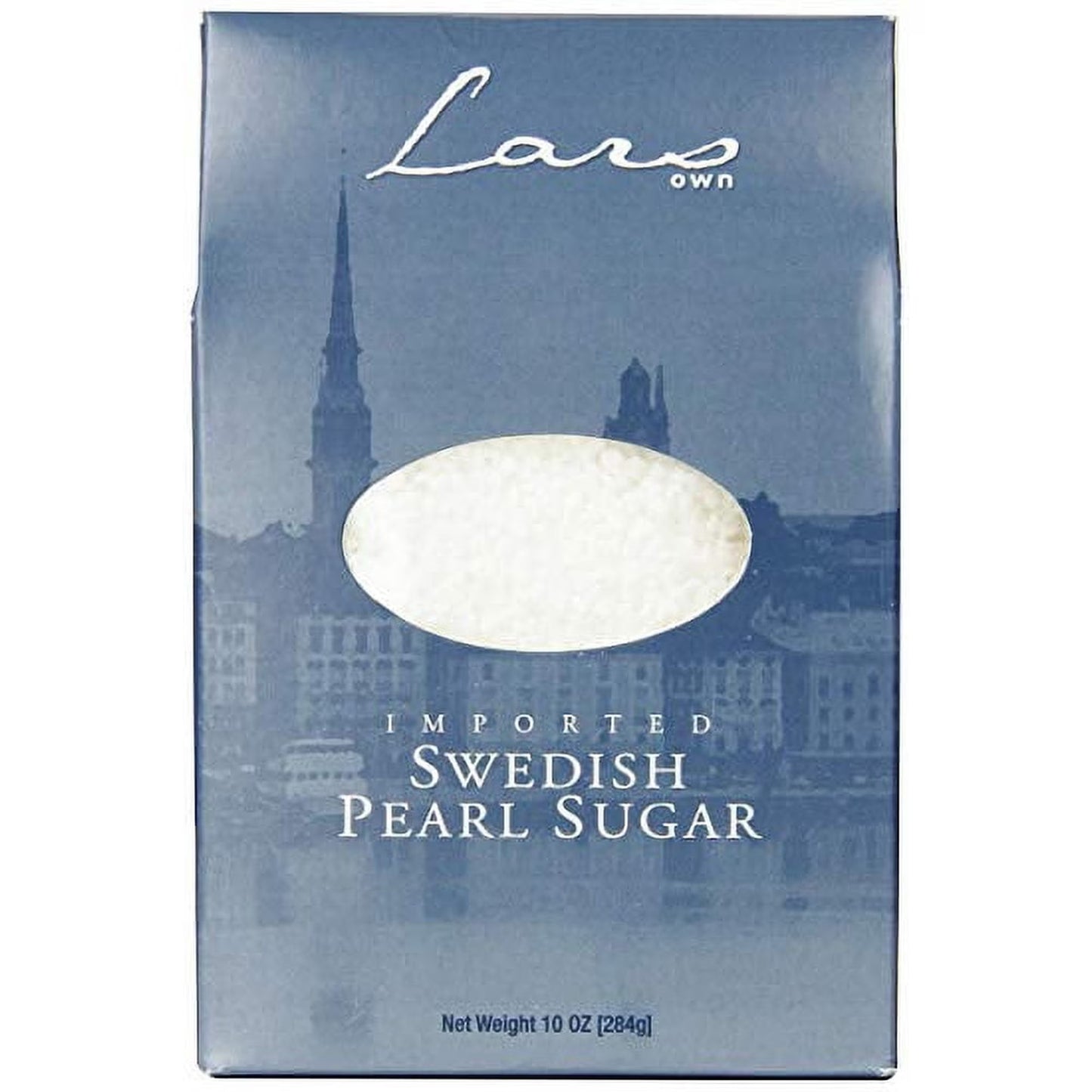 Lars Own Imported Swedish Pearl Sugar â€‘ 10 oz bag