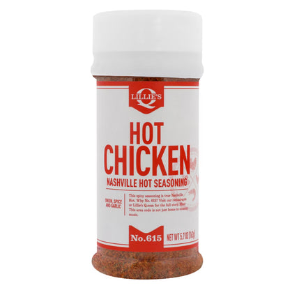 Lillie’s Q Nashville Hot Chicken Seasoning – Spicy Nashville Hot Seasoning & Chicken Rub; 5.7 oz