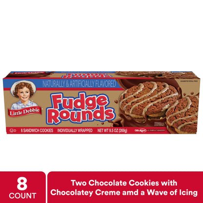 Little Debbie Snacks Fudge Rounds, 8ct