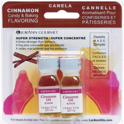 Candy and Baking Flavoring, 0.125oz Bottle, 2/Pkg
