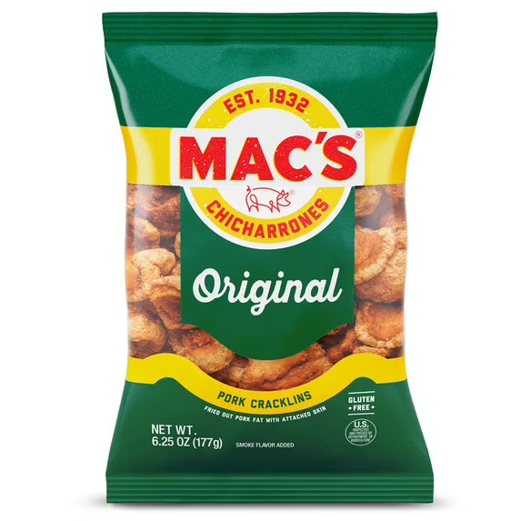 Mac's Original Pork Cracklins, 6.25 Oz.