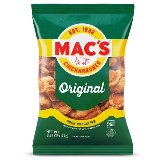Mac's Original Pork Cracklins, 6.25 Oz.