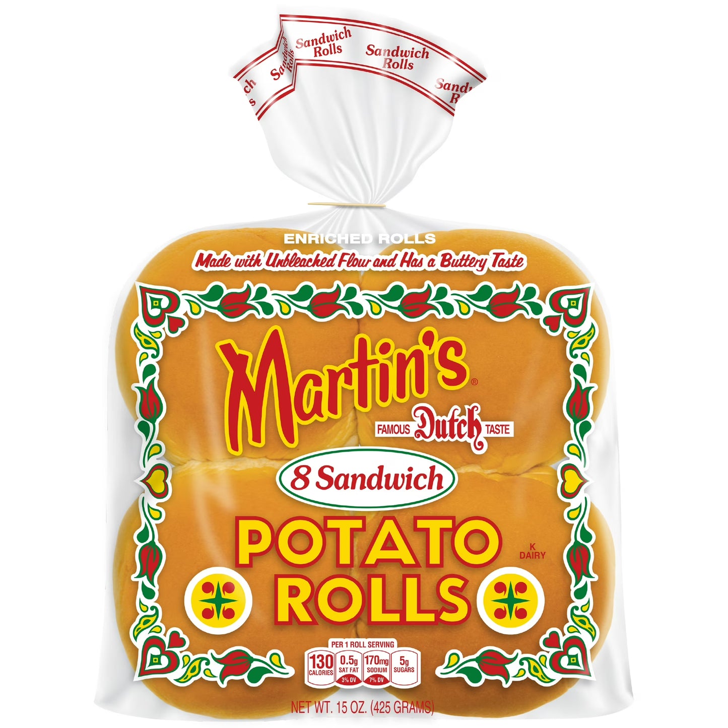 Martin's Potato Sandwich Rolls, Fresh 3.5 inch Buns, Ready to Eat