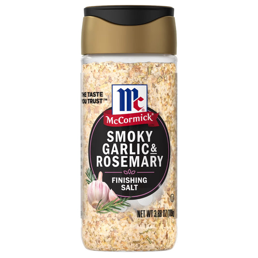 McCormick Smoky Garlic and Rosemary Finishing Salt, 3.88 oz Bottle