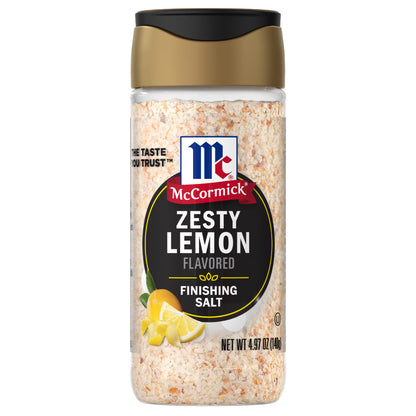 McCormick Zesty Lemon Finishing Salt, 4.97 oz Bottle