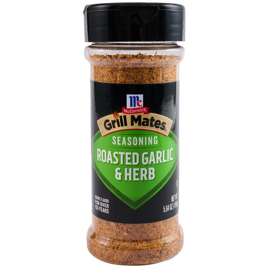 Grill Mates Roasted Garlic and Herb Seasoning, 5.64 oz Bottle