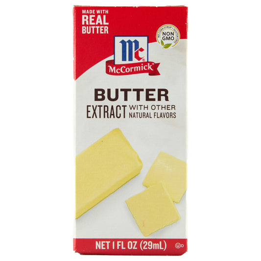 McCormick Butter Extract With Other Natural Flavors, 1.0 fl oz Box