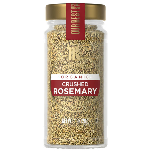 McCormick Gourmet Organic Crushed Rosemary, 1.0 oz Bottle