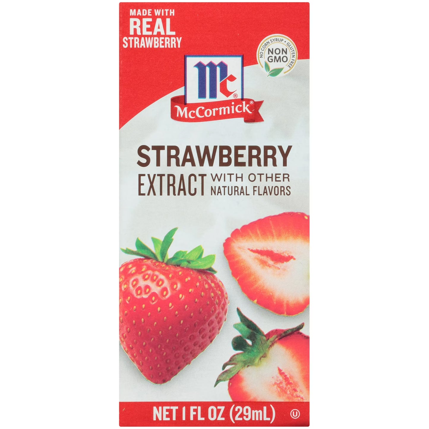 McCormick Strawberry Extract With Other Natural Flavors, 1.0 fl oz Box
