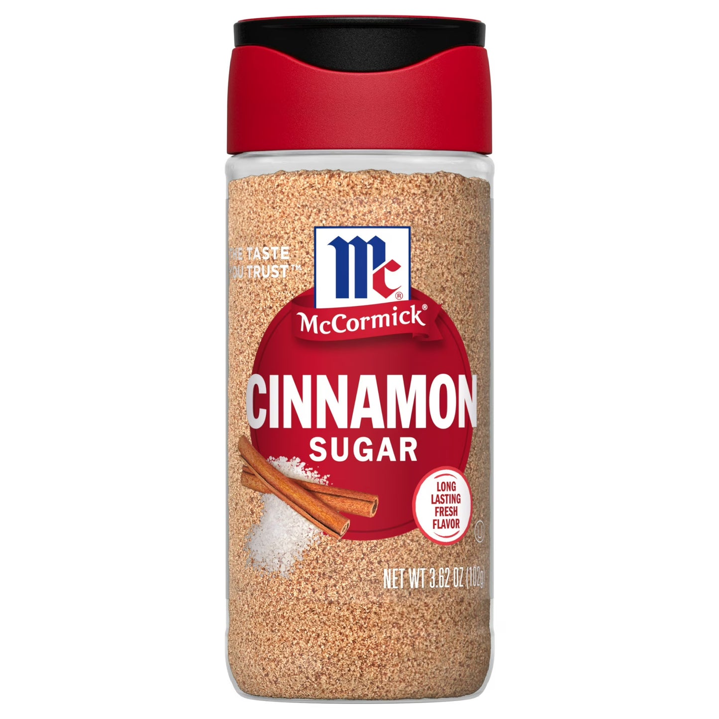 McCormick Non-GMO Kosher Cinnamon Sugar, 3.62 oz Bottle