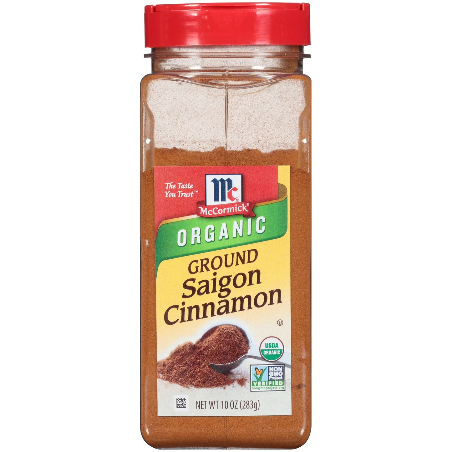 McCormick Organic Ground Saigon Cinnamon, 10.0 oz Bottle