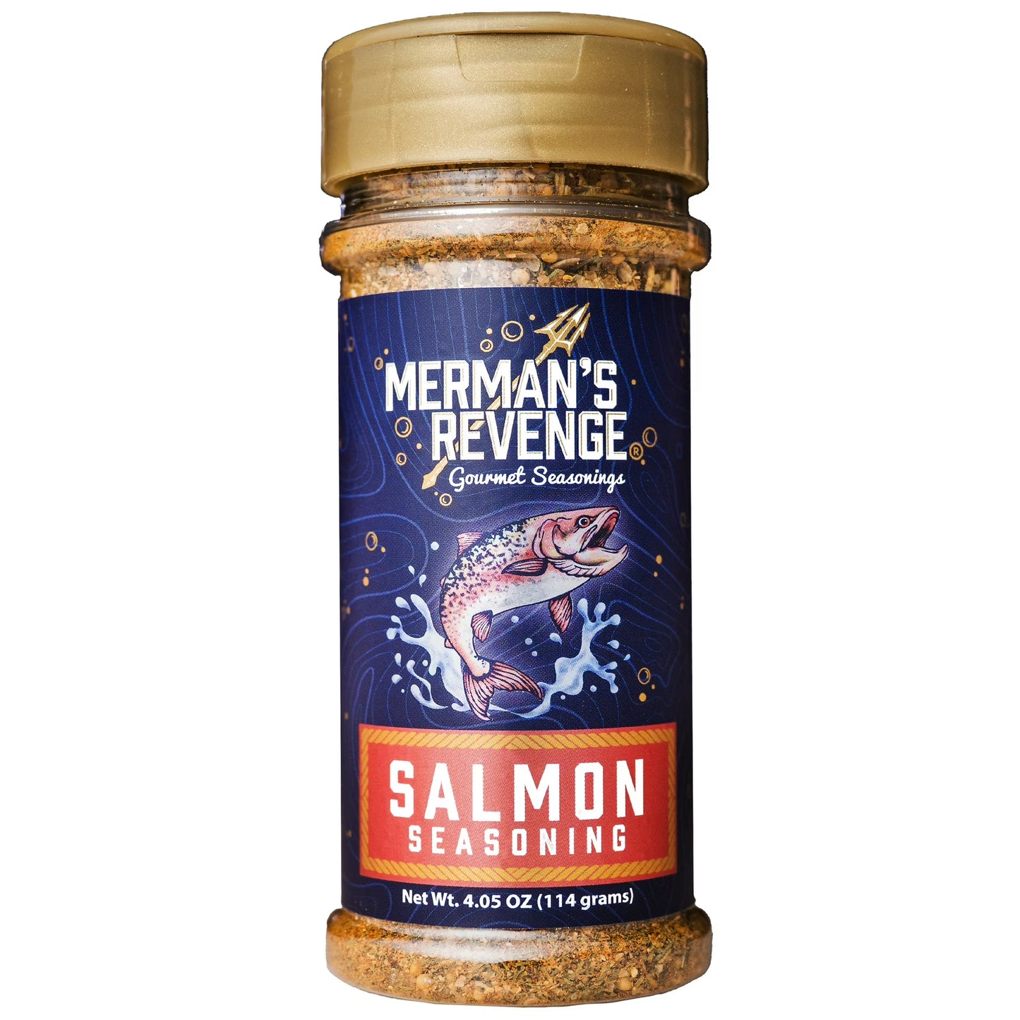 Merman’s Revenge Salmon Seasoning, 4.05 oz, Shaker